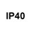 IP40 = Protegido contra acesso a corpos sólidos maiores que 1 mm. Sem proteção contra o acesso a partículas líquidas.